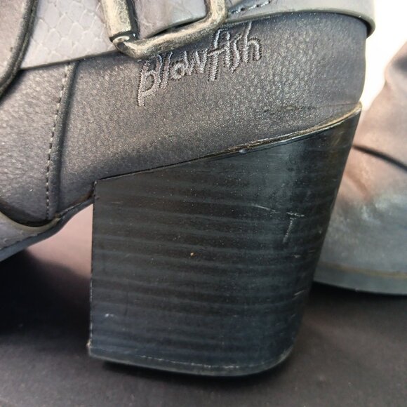 Sz 8 Blowfish Malibu Ankle Womens Heel Boots Read - Picture 2 of 14